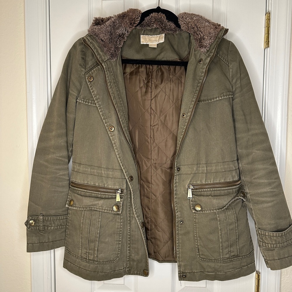 Michael Kors Green Winter Coat